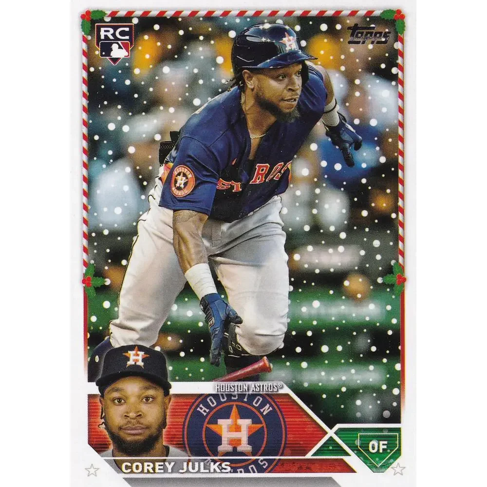 2023 Topps Holiday Corey Julks RC H137 Houston Astros